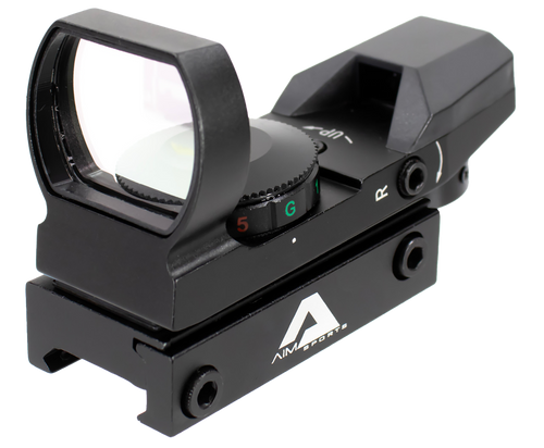 Aim Sports RT4S01 Reflex Sight Special Ops Edition Matte Black 1x 24mm x 34mm Red/Green Multi Reticle