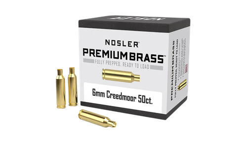 Nosler 6mm Creedmoor Brass Cases 50 Count