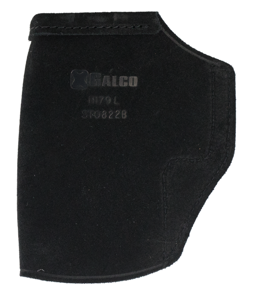 Galco STO836B Stow-N-Go  IWB Black Leather Belt Clip Fits Ruger LCP II/LCP Max Belt 1.75" Wide Right Hand