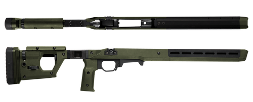 Magpul MAG997-ODG Pro 700 Stock Fixed w/Aluminum Bedding OD Green Synthetic for Remington 700 SA