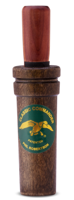 Duck Commander DC200 Classic Commander Open Call Double Reed, Mallard Hen Attracts Ducks, Natural Wood