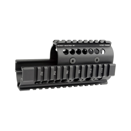 MIDWEST AK47/74 QUAD RAIL BLK