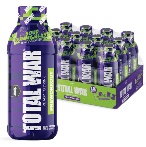 Redcon1 RC1TWRTDSGB-12 Total War Ready to Drink Sour Gummy 12 Pack