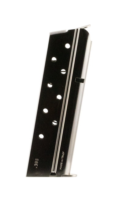 Rock Island MGCGOV38N 1911  9rd 38 Super Nickel Metal