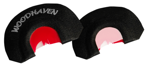 Woodhaven WH304 Red Ninja Half Venom Diaphragm Call Triple Reed Attracts Turkeys Black