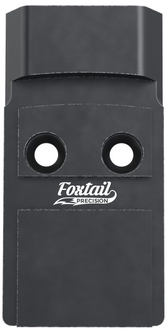 Foxtail Precision 100004 Red Dot Adapter Plate for Optics-Ready Pistol  Black Anodized CZ P10