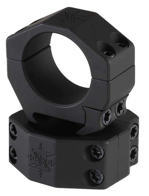 Seekins Precision 0010620018 Scope Rings  Matte Black 30mm AR High