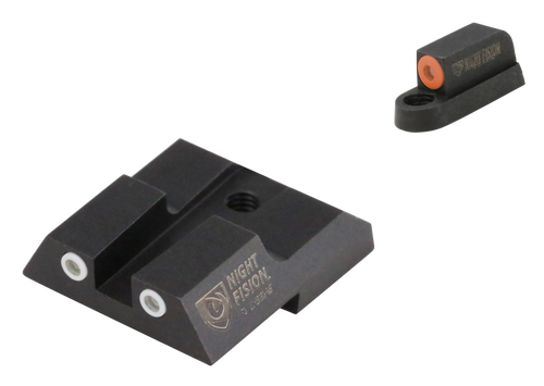 Night Fision CZU076003OGWG Tritium Night Sights For CZ-USA  Green Tritium Orange Outline Front Sight-Green Tritium White Outline Rear Sight CZ P-07/P-09