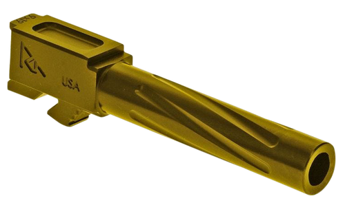 Rival Arms RA20G203E Precision V1 Drop-In Barrel 9mm Luger 4.02" Gold PVD Finish 416R Stainless Steel Material for Glock 19 Gen5