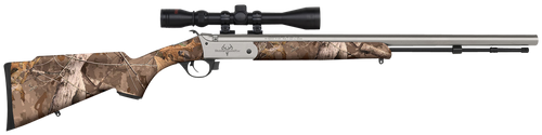 Traditions R5721108432 Buckstalker XT 50 Cal 209 Primer 24", Stainless Cerakote Barrel/Rec, Next Wyld Camo Synthetic Stock, 3-9x40mm Scope