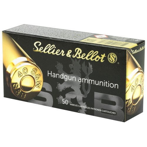 Sellier & Bellot 40 S&W Ammo 180gr JHP Ammunition - 50 Rounds