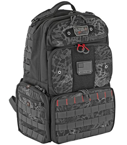GPS Bags T1913BPP Tactical  PRYM1 Blackout 1000D Polyester 4 Handguns