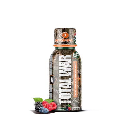 Redcon1 RC1TWSSWB Total War Energy Shots sour Wild Berry 12 Pack