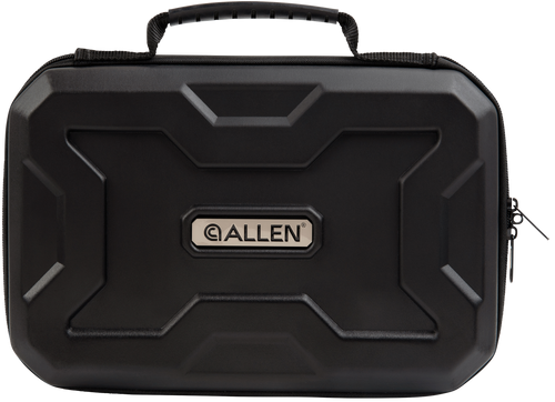 Allen 8212 EXO  Handgun Case Black Polymer, Egg Crate Foam, Lockable Zipper & Molded Rubber Handle 12" L