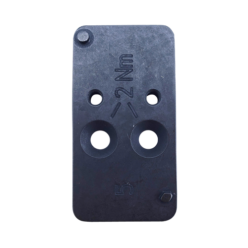 HK 50254265 Optic Plate #5 Black Steel, Fits HK VP9 OR Burris/Vortex Pattern Footprint Mount
