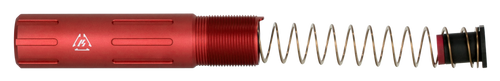 Strike ARSPRESLICKRED Buffer Tube  AR Pistol Platform Red Anodized Aluminum Handgun
