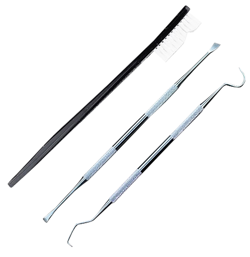 KleenBore KB-PBSET 3-Piece Pick & Brush Tool Set