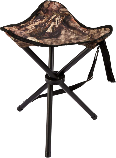 Ameristep AMSAMEFT1010 Tripod Stool  Mossy Oak Break-Up Country Heavy Duty Fabric/Steel