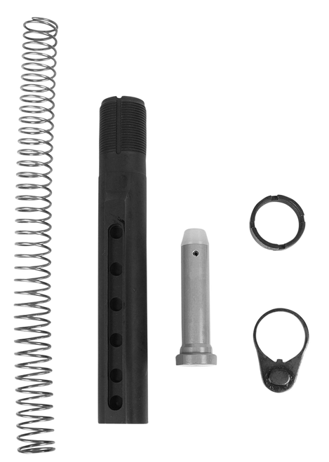 LBE Unlimited CBUFKIT Commercial Buffer Tube Kit  6 Position AR-15 Black