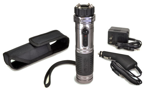 ONE MILLION VOLTS RECHARGEABLEPSP ZAP STUN GUN/FLASHLIGHT 