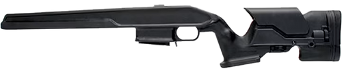 Archangel AA700B Precision Stock  Black Synthetic Fixed with Aluminum Bed Block & Adjustable Cheek Riser for Remington 700 Short Action