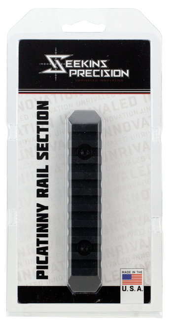 Seekins Precision 0010560081 M-LOK Rail Section 9 Slots  Black Anodized