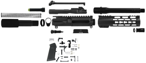 TacFire SSPK45ACPLPKK AR Build Kit KeyMod 45 ACP Black
