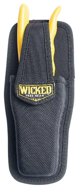 Wicked Tree Gear WTG017S Hand Pruner Sheath  Fits Wicked Tough Pruners Belt Loop Mount Black Canvas