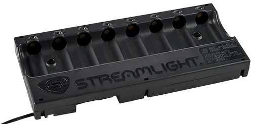 Streamlight 20231 8-Unit Bank Charger  Black SL-59/CR123A Battery 100V/120V/AC
