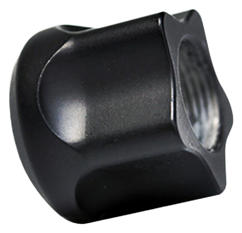 Timber Creek Outdoors 1/228TPBLC Thread Protector  Black Billet Aluminum 1/2"x28