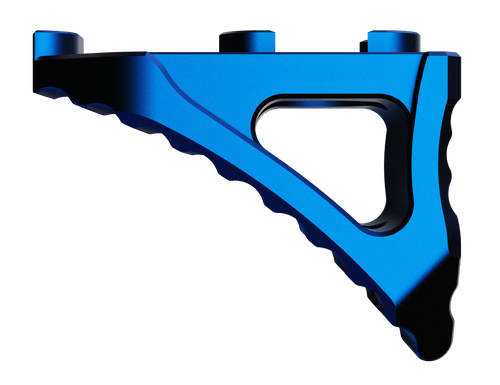 Rise Armament RA030BLU Micro Hand Stop  Skeletonized Patriot Blue Aluminum for M-LOK Handgaurd