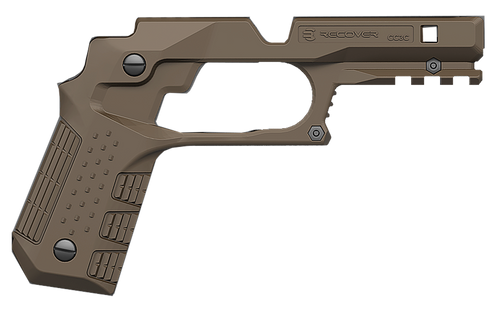 Recover Tactical CC3C02 Grip & Rail System  Tan Polymer Picatinny for Compact 1911