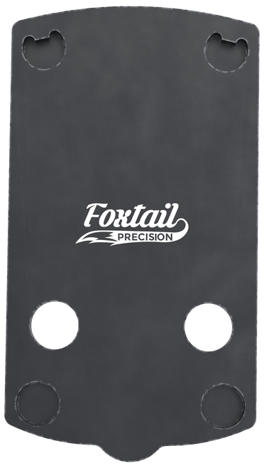 Foxtail Precision 100005 Red Dot Adapter Plate for Optics-Ready Pistol  Black Anodized Glock 43X/48 MOS Springfield Armory OSP