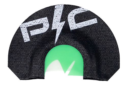 Power Calls 24250 Beau Brooks Signature Series Batwing Diaphragm Call Attracts Turkeys Black/Green