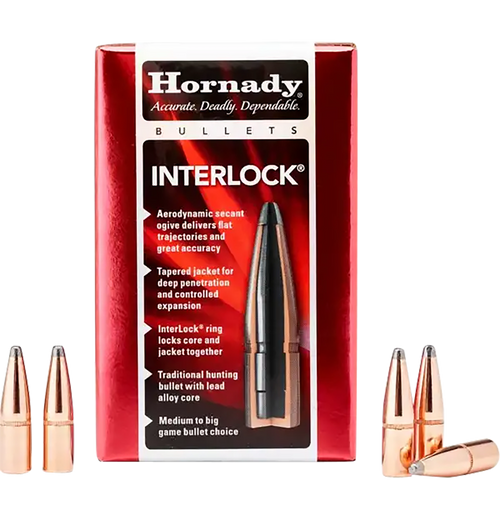Hornady 3235 InterLock  8mm .323 170 gr Round Nose 100 Per Box/ 15 Case
