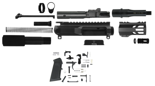TacFire  AR Build Kit  9mm Luger 4.50" Barrel Black for AR Platform