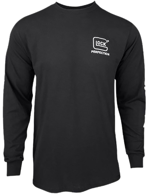 Glock AP96103 Perfection Long Sleeve Tee Black Pre-Shrunk Cotton Long Sleeve 3XL