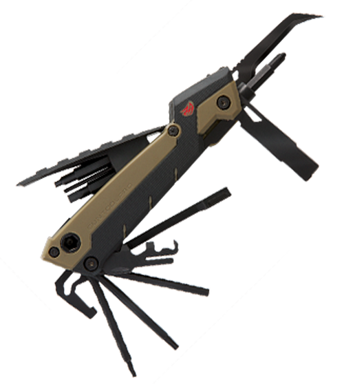 Real Avid AVGTPROAR Gun Tool Pro OD Green Stainless Steel Plain Blade AR-15