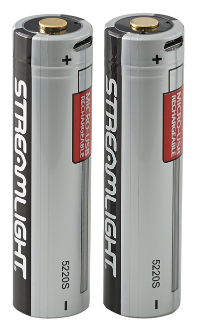 Streamlight 22102 SL-B26  Silver/Black 2,600 mAh Fits PolyTac X USB/ProTac X 90 X USB (2) Single Pack