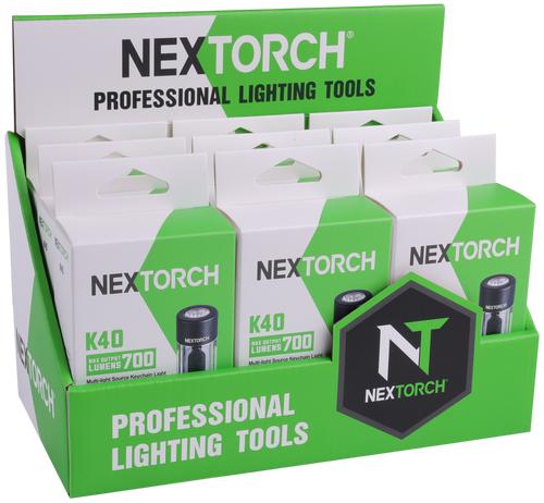 NEXTORCH K40PDQ    9PC. K40 COUNTERTOP DISPLY