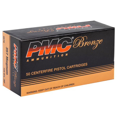 PMC 357 Magnum Ammo 158gr Jacketed Soft Point Ammunition - 50 Rounds