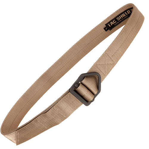 Tacshield T32SMTN Tactical Riggers Belt Coyote Webbing 30-34" 1.75" Wide Rigger Buckle Closure