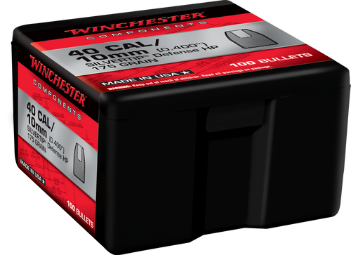 Winchester Ammo WB40ST175X Centerfire Handgun Reloading 40S&W 175gr Silvertip Hollow Point 100 Per Box/10 Case