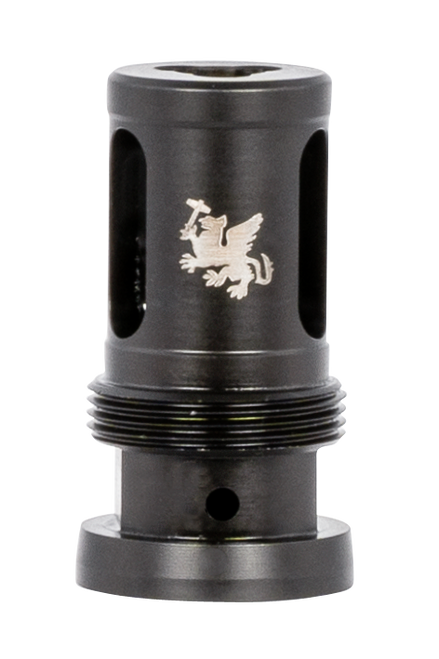 Griffin Armament TMHC305824 Taper Mount Hammer Comp Black 17-4 Stainless Steel with 5/8"-24 tpi Threads, 1.94" OAL & 1.08" Diameter for 30 Cal