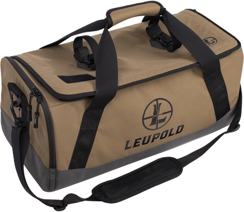 Leupold 182402 Optics Go Gear  Tan/Black Nylon Duffle Bag 21" Long