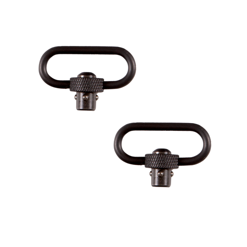 Allen 14516 Quick Detach Swivel  Set 1.25" Push Button Black Steel