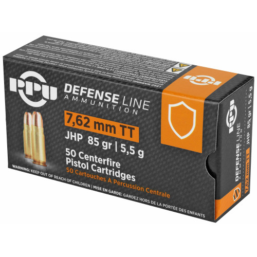Prvi Partizan 7.62X25 Tokarev Ammo 85gr JHP Ammunition - 50 Rounds