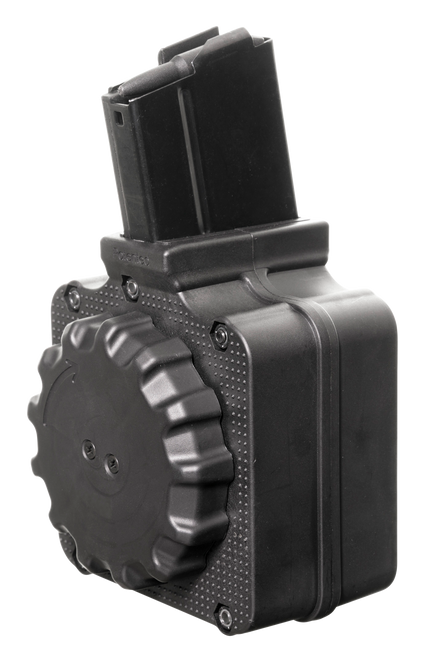 ProMag DRMA2 Standard  50rd Drum 308 Win/7.62x51mm NATO Fits Springfield M1A/M14 Black DuPont Zytel Polymer