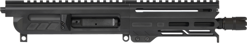 CMMG 57BA8AEAB Dissent MK4 5.7x28mm 6.50", Left Side Charging Handle, Armor Black, Zeroed Linear Comp, 4.60" M-LOK Handguard, Picatinny End Plate, Fits AR-Platform