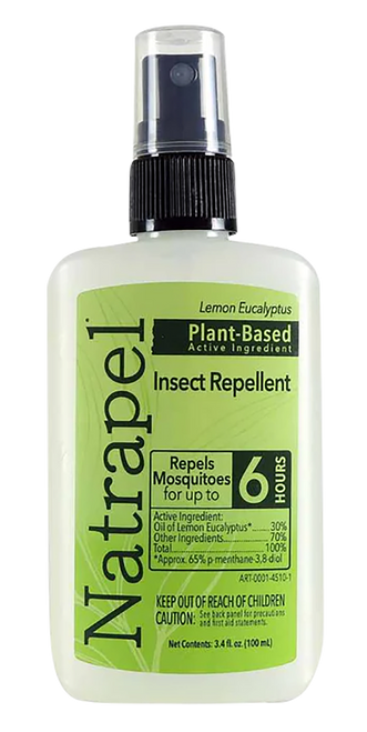 Natrapel 00066862 Lemon Eucalyptus  3.40 oz Pump Bottle Repels Mosquito Effective Up to 6 hrs